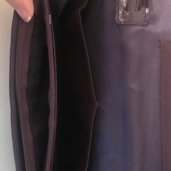 Large Kenneth Cole Reaction purple wallet clutch. - Picture 6 of 6